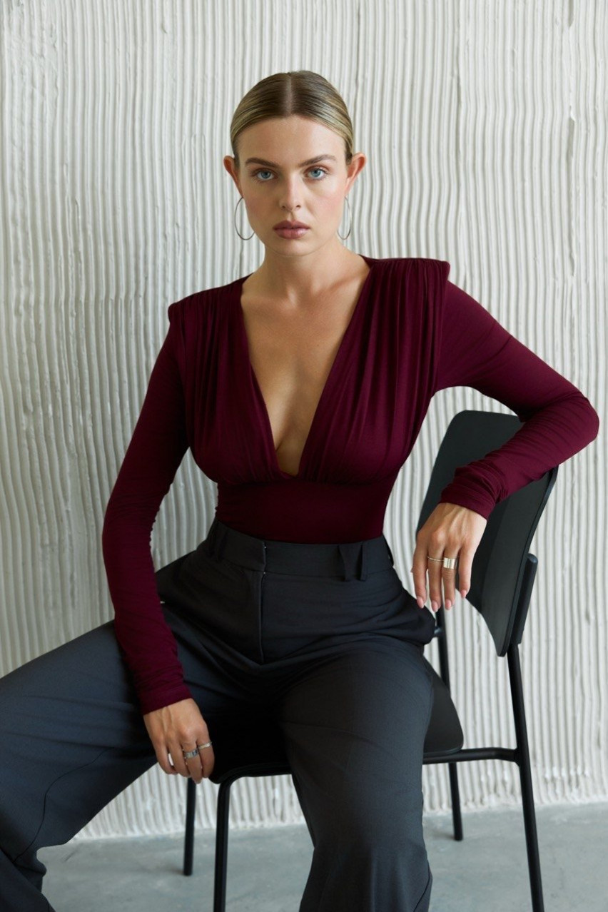 Графитовые костюмные брюки FW2024 BLAZH.